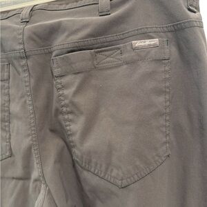 Eddie Bauer Mens 34X32 pants Rainer Fleece Lined Active Wear Grey gorpcore